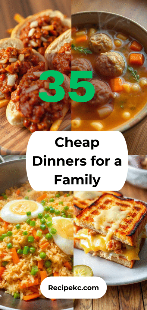 Cheap Dinners for a Family