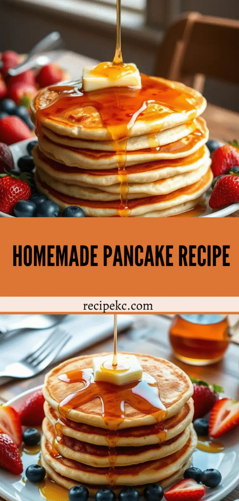 Homemade Pancake Recipe