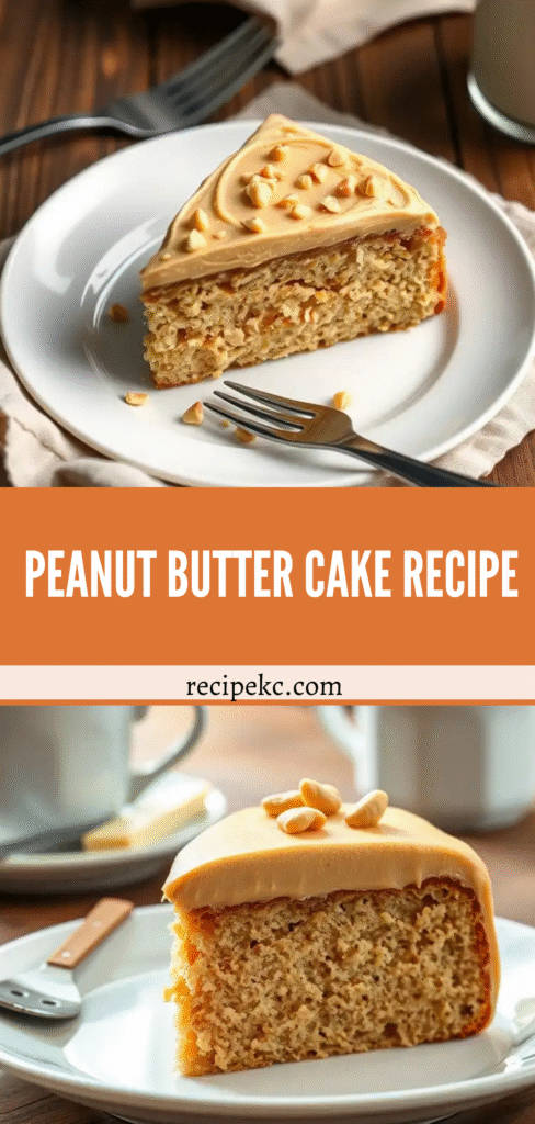 Peanut Butter Cake Recipe