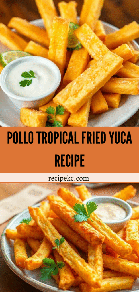 Pollo Tropical Fried Yuca Recipe