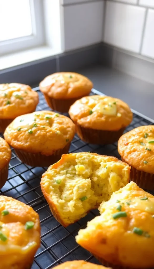 Savory Muffins with Cheese and Herbs