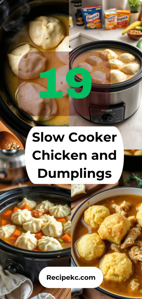 Slow Cooker Chicken and Dumplings