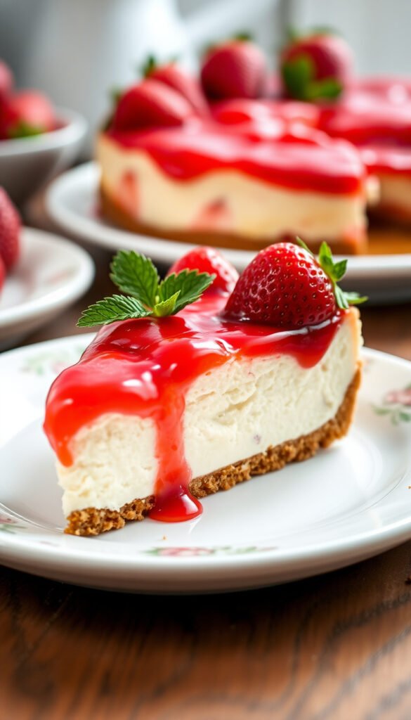 Step-by-Step Strawberry Cheesecake Recipe