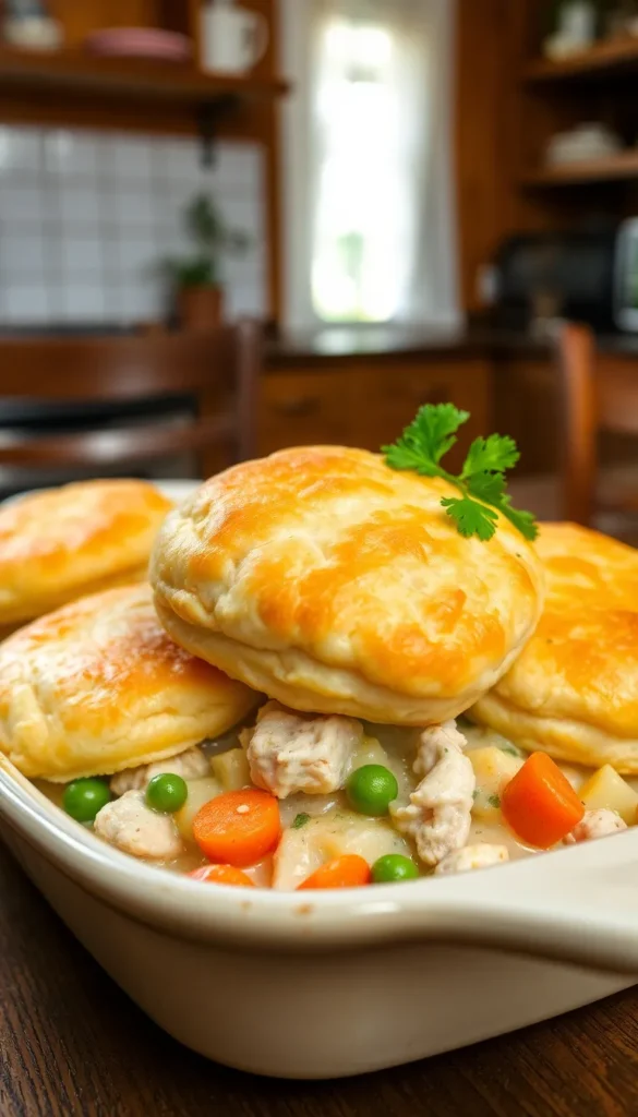Why Chicken Pot Pie with Biscuits